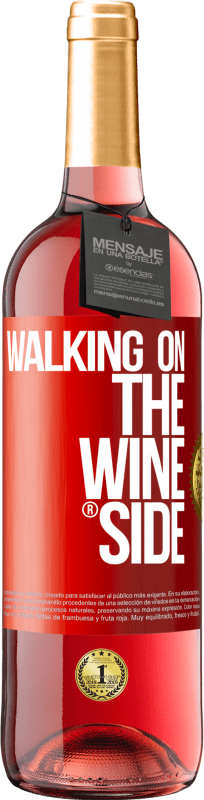 29,95 € 免费送货 | 桃红葡萄酒 ROSÉ版 Walking on the Wine Side® 红色标签. 可自定义的标签 青年酒 收成 2025 Tempranillo