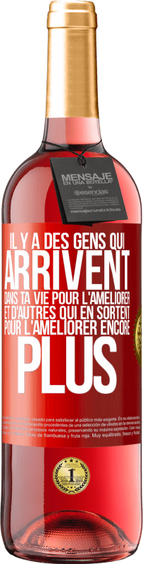 29,95 € Envoi gratuit | Vin rosé Édition ROSÉ Il y a des gens qui arrivent dans ta vie pour l'améliorer et d'autres qui en sortent pour l'améliorer encore plus Étiquette Rouge. Étiquette personnalisable Vin jeune Récolte 2024 Tempranillo