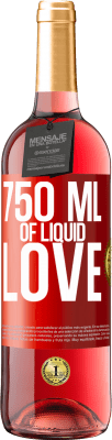 29,95 € Free Shipping | Rosé Wine ROSÉ Edition 750 ml of liquid love Red Label. Customizable label Young wine Harvest 2025 Tempranillo