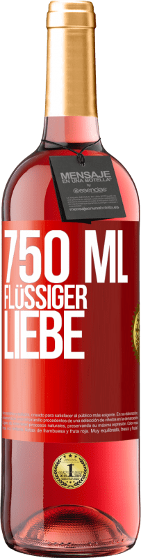 29,95 € Kostenloser Versand | Roséwein ROSÉ Ausgabe 750 ml flüssiger Liebe Rote Markierung. Anpassbares Etikett Junger Wein Ernte 2023 Tempranillo