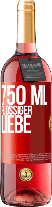 29,95 € Kostenloser Versand | Roséwein ROSÉ Ausgabe 750 ml flüssiger Liebe Rote Markierung. Anpassbares Etikett Junger Wein Ernte 2024 Tempranillo