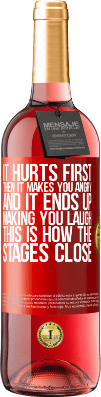 29,95 € Free Shipping | Rosé Wine ROSÉ Edition It hurts first, then it makes you angry, and it ends up making you laugh. This is how the stages close Red Label. Customizable label Young wine Harvest 2025 Tempranillo