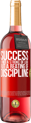 29,95 € 免费送货 | 桃红葡萄酒 ROSÉ版 成功不是运气，而是纪律 红色标签. 可自定义的标签 青年酒 收成 2025 Tempranillo