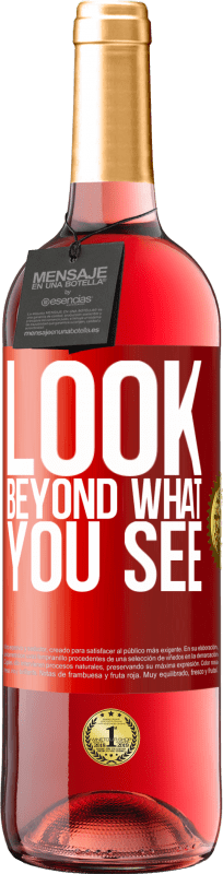 29,95 € Free Shipping | Rosé Wine ROSÉ Edition Look beyond what you see Red Label. Customizable label Young wine Harvest 2024 Tempranillo