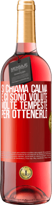 29,95 € Spedizione Gratuita | Vino rosato Edizione ROSÉ Si chiama calma, e ci sono volute molte tempeste per ottenerlo Etichetta Rossa. Etichetta personalizzabile Vino giovane Raccogliere 2024 Tempranillo