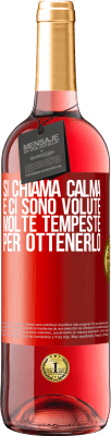 29,95 € Spedizione Gratuita | Vino rosato Edizione ROSÉ Si chiama calma, e ci sono volute molte tempeste per ottenerlo Etichetta Rossa. Etichetta personalizzabile Vino giovane Raccogliere 2025 Tempranillo
