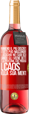 29,95 € Spedizione Gratuita | Vino rosato Edizione ROSÉ Nemmeno il più discreto di tutti può nascondere il luccichio nei suoi occhi quando gli viene detto della persona che provoca Etichetta Rossa. Etichetta personalizzabile Vino giovane Raccogliere 2024 Tempranillo