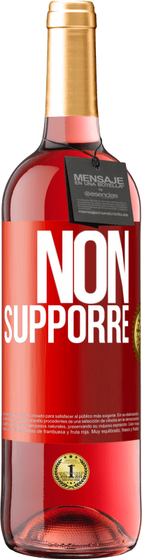 29,95 € Spedizione Gratuita | Vino rosato Edizione ROSÉ Non supporre Etichetta Rossa. Etichetta personalizzabile Vino giovane Raccogliere 2024 Tempranillo