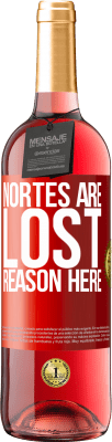 29,95 € Free Shipping | Rosé Wine ROSÉ Edition Nortes are lost. Reason here Red Label. Customizable label Young wine Harvest 2023 Tempranillo