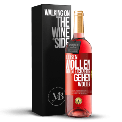 «Bleiben wollen und gleichzeitig gehen wollen» ROSÉ Ausgabe