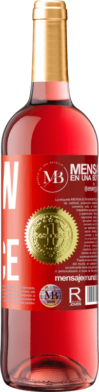 29,95 € Free Shipping | Rosé Wine ROSÉ Edition Flow, not force Red Label. Customizable label Young wine Harvest 2022 Tempranillo