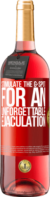 29,95 € Free Shipping | Rosé Wine ROSÉ Edition Stimulate the G-spot for an unforgettable ejaculation Red Label. Customizable label Young wine Harvest 2025 Tempranillo