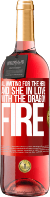 29,95 € Free Shipping | Rosé Wine ROSÉ Edition All waiting for the hero and she in love with the dragon fire Red Label. Customizable label Young wine Harvest 2024 Tempranillo