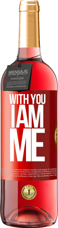 29,95 € Free Shipping | Rosé Wine ROSÉ Edition With you i am me Red Label. Customizable label Young wine Harvest 2023 Tempranillo