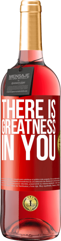 29,95 € 送料無料 | ロゼワイン ROSÉエディション あなたには偉大さがあります 赤いタグ. カスタマイズ可能なラベル 若いワイン 収穫 2025 Tempranillo