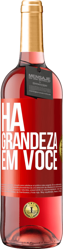 29,95 € Envio grátis | Vinho rosé Edição ROSÉ Há grandeza em você Etiqueta Vermelha. Etiqueta personalizável Vinho jovem Colheita 2025 Tempranillo
