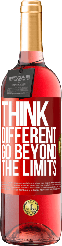 29,95 € Free Shipping | Rosé Wine ROSÉ Edition Think different. Go beyond the limits Red Label. Customizable label Young wine Harvest 2024 Tempranillo