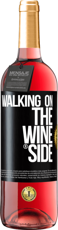 29,95 € 免费送货 | 桃红葡萄酒 ROSÉ版 Walking on the Wine Side® 黑标. 可自定义的标签 青年酒 收成 2025 Tempranillo