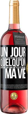 29,95 € Envoi gratuit | Vin rosé Édition ROSÉ Un jour, j'ai réalisé que je ne pouvais pas continuer à aimer quelqu'un qui n'était que dans ma tête et pas dans ma vie Étiquette Noire. Étiquette personnalisable Vin jeune Récolte 2024 Tempranillo