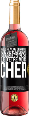 29,95 € Envoi gratuit | Vin rosé Édition ROSÉ Si vous ne vous démarquez pas de vos concurrents vous n'aurez d'autre choix que d'être moins cher Étiquette Noire. Étiquette personnalisable Vin jeune Récolte 2024 Tempranillo