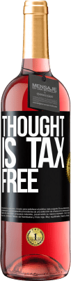 29,95 € Free Shipping | Rosé Wine ROSÉ Edition Thought is tax free Black Label. Customizable label Young wine Harvest 2024 Tempranillo