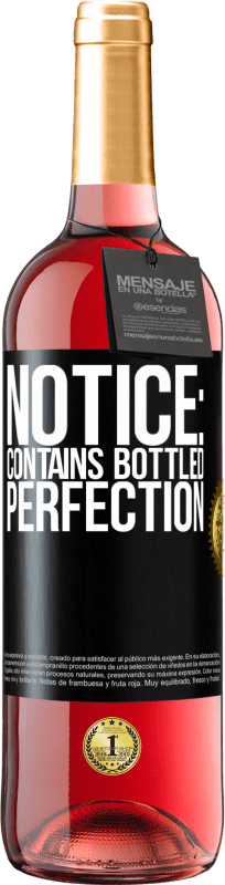 29,95 € 送料無料 | ロゼワイン ROSÉエディション 通知：ボトル入りの完璧さが含まれています ブラックラベル. カスタマイズ可能なラベル 若いワイン 収穫 2023 Tempranillo