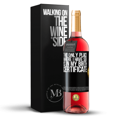 «The only place where I have sex is in my birth certificate» ROSÉ Edition