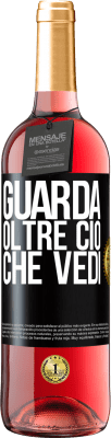 29,95 € Spedizione Gratuita | Vino rosato Edizione ROSÉ Guarda oltre ciò che vedi Etichetta Nera. Etichetta personalizzabile Vino giovane Raccogliere 2025 Tempranillo