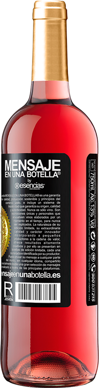 29,95 € Free Shipping | Rosé Wine ROSÉ Edition Who makes you angry dominates you Black Label. Customizable label Young wine Harvest 2022 Tempranillo