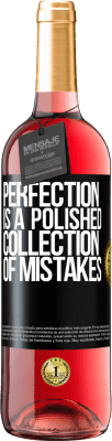 29,95 € Free Shipping | Rosé Wine ROSÉ Edition Perfection is a polished collection of mistakes Black Label. Customizable label Young wine Harvest 2023 Tempranillo