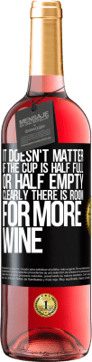 29,95 € Free Shipping | Rosé Wine ROSÉ Edition It doesn't matter if the cup is half full or half empty. Clearly there is room for more wine Black Label. Customizable label Young wine Harvest 2024 Tempranillo