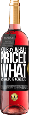 29,95 € Free Shipping | Rosé Wine ROSÉ Edition You buy what is priced. What has value is conquered Black Label. Customizable label Young wine Harvest 2025 Tempranillo