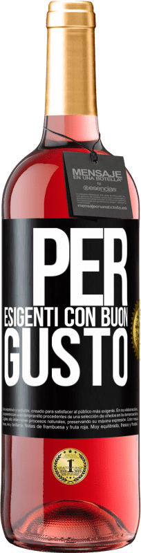 29,95 € Spedizione Gratuita | Vino rosato Edizione ROSÉ Per esigenti con buon gusto Etichetta Nera. Etichetta personalizzabile Vino giovane Raccogliere 2024 Tempranillo