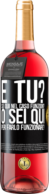 29,95 € Spedizione Gratuita | Vino rosato Edizione ROSÉ e tu? Sei qui nel caso funzioni, o sei qui per farlo funzionare? Etichetta Nera. Etichetta personalizzabile Vino giovane Raccogliere 2024 Tempranillo