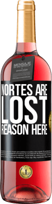 29,95 € Free Shipping | Rosé Wine ROSÉ Edition Nortes are lost. Reason here Black Label. Customizable label Young wine Harvest 2023 Tempranillo