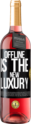 29,95 € Free Shipping | Rosé Wine ROSÉ Edition Offline is the new luxury Black Label. Customizable label Young wine Harvest 2023 Tempranillo