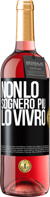 29,95 € Spedizione Gratuita | Vino rosato Edizione ROSÉ Non lo sognerò più. Lo vivrò Etichetta Nera. Etichetta personalizzabile Vino giovane Raccogliere 2024 Tempranillo