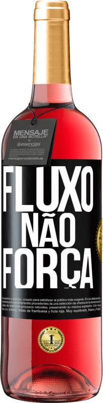 29,95 € Envio grátis | Vinho rosé Edição ROSÉ Fluxo, não força Etiqueta Preta. Etiqueta personalizável Vinho jovem Colheita 2024 Tempranillo