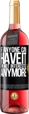 29,95 € Free Shipping | Rosé Wine ROSÉ Edition If anyone can have it, I'm not interested anymore Black Label. Customizable label Young wine Harvest 2025 Tempranillo