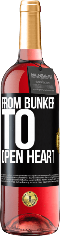 29,95 € Free Shipping | Rosé Wine ROSÉ Edition From bunker to open heart Black Label. Customizable label Young wine Harvest 2023 Tempranillo