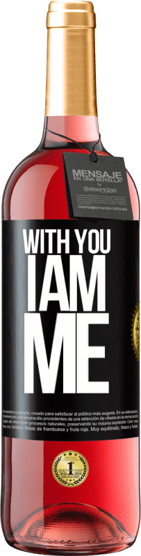 29,95 € Free Shipping | Rosé Wine ROSÉ Edition With you i am me Black Label. Customizable label Young wine Harvest 2023 Tempranillo