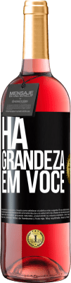 29,95 € Envio grátis | Vinho rosé Edição ROSÉ Há grandeza em você Etiqueta Preta. Etiqueta personalizável Vinho jovem Colheita 2025 Tempranillo