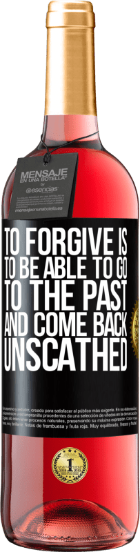 29,95 € Free Shipping | Rosé Wine ROSÉ Edition To forgive is to be able to go to the past and come back unscathed Black Label. Customizable label Young wine Harvest 2025 Tempranillo