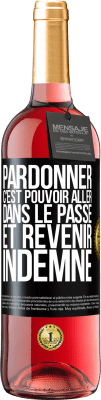 29,95 € Envoi gratuit | Vin rosé Édition ROSÉ Pardonner, c'est pouvoir aller dans le passé et revenir indemne Étiquette Noire. Étiquette personnalisable Vin jeune Récolte 2023 Tempranillo