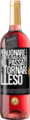 29,95 € Spedizione Gratuita | Vino rosato Edizione ROSÉ Perdonare è essere in grado di andare nel passato e tornare illeso Etichetta Nera. Etichetta personalizzabile Vino giovane Raccogliere 2023 Tempranillo