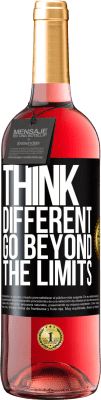 29,95 € Free Shipping | Rosé Wine ROSÉ Edition Think different. Go beyond the limits Black Label. Customizable label Young wine Harvest 2024 Tempranillo