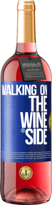 29,95 € Spedizione Gratuita | Vino rosato Edizione ROSÉ Walking on the Wine Side® Etichetta Blu. Etichetta personalizzabile Vino giovane Raccogliere 2023 Tempranillo