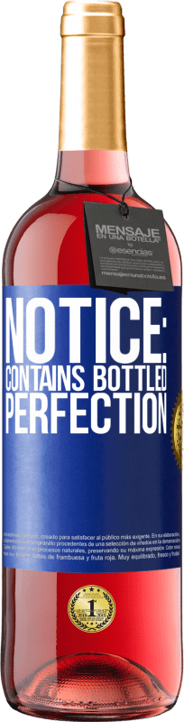 29,95 € Free Shipping | Rosé Wine ROSÉ Edition Notice: contains bottled perfection Blue Label. Customizable label Young wine Harvest 2025 Tempranillo