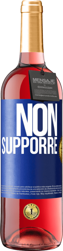 29,95 € Spedizione Gratuita | Vino rosato Edizione ROSÉ Non supporre Etichetta Blu. Etichetta personalizzabile Vino giovane Raccogliere 2023 Tempranillo