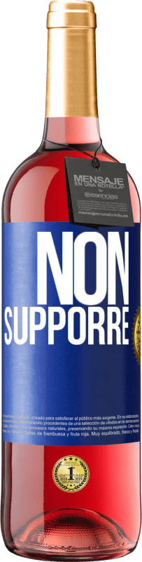 29,95 € Spedizione Gratuita | Vino rosato Edizione ROSÉ Non supporre Etichetta Blu. Etichetta personalizzabile Vino giovane Raccogliere 2024 Tempranillo